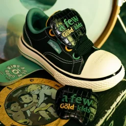 AFGK x OO Black Canvas Shoes