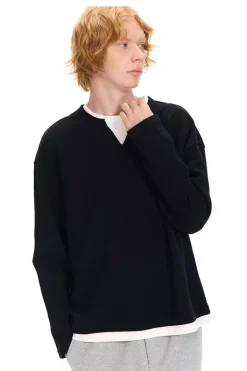 American-Style Waffle Knit T-Shirt