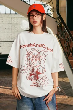 Angel Graffiti Print Tee