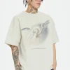 Angel Print Vintage Tee