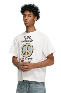 Anti-War Graphic Print T-Shirt