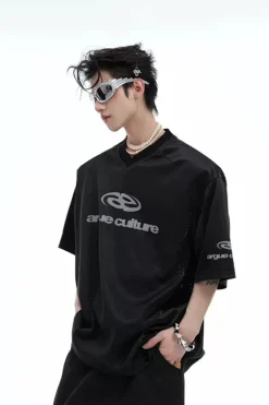 Asian Style Stitched Tee