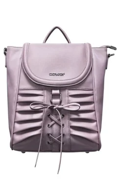 Ballet-Inspired Silky Bow Backpack