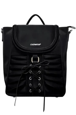 Ballet-Inspired Silky Bow Backpack