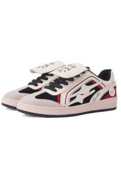 Black Red Dexter Shoes