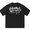 Blooming Flowers Embroidered Tee