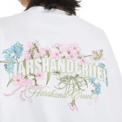 Blooming Flowers Embroidered Tee