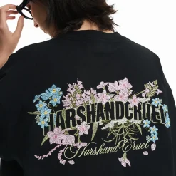 Blooming Flowers Embroidered Tee
