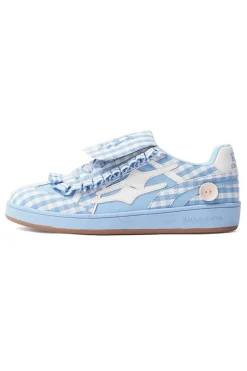 Blue Checkered Dexter Shoes