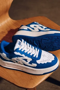 Blue Retro Sneakers