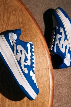 Blue Retro Sneakers