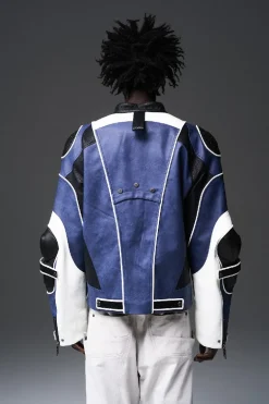 BNP x Black8 PU Leather Moto Jacket