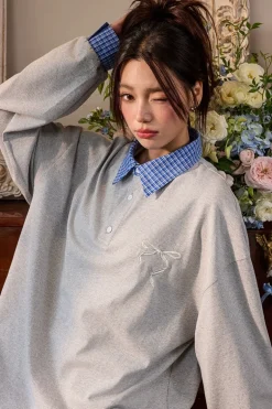Bowtie Layered L/S Tee