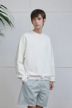 Boxy Ribbed Vintage Sweatshirt