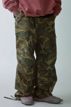 Camo Cargo Paratrooper Pants