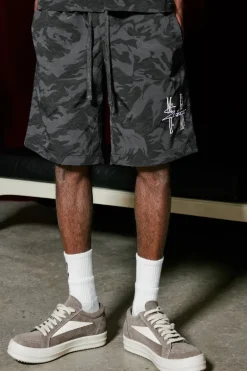 Camo Nylon Shorts