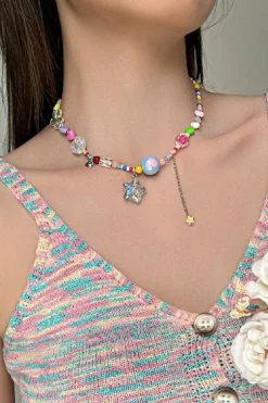 Candy Beads Star Necklace