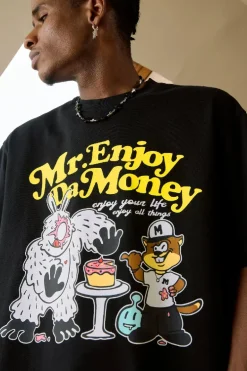 Cartoon Graffiti Print Tee