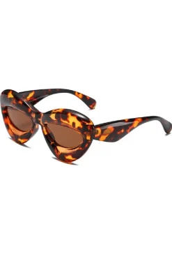 Cat Eye Glossy Sunglasses