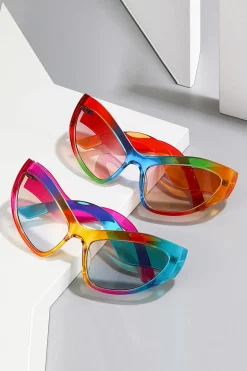 Cat Eye Rainbow Sunglasses