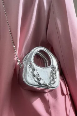 Chain Crossbody Mini Tote Bag