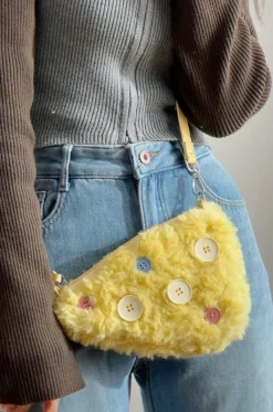 Cheese Peluche Mini Bag