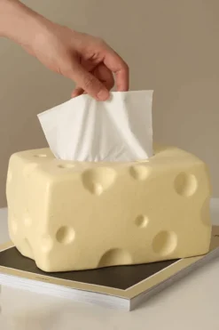 Cheese Tissue Box Cover