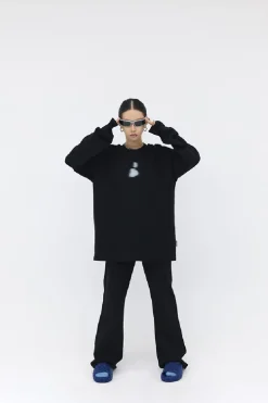 Classic Black Straight-Leg Trousers