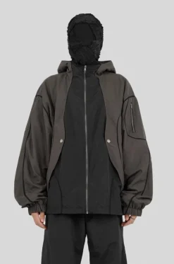 Color Block Loose Jacket