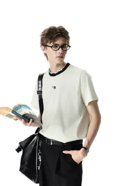 Color Clash Layered Tee