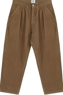 Corduroy Tapered Wide-Leg Pants