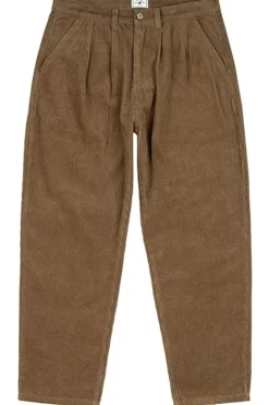Corduroy Tapered Wide-Leg Pants