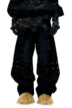 Croc Snake Burnt Jeans