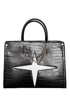 Crocodile Pattern Cross Handbag