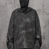 Cross Patchwork Hooded Sweatshirt
