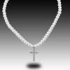 Cross Pearl Necklace