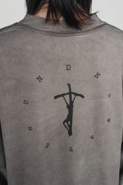 Cross Print Sweater