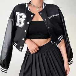 CZ B Embroidered Varsity Jacket