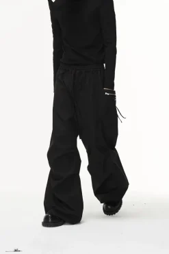 3D Pleated Tapered Casual Pants