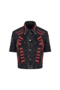 3D Skeleton Denim Jacket
