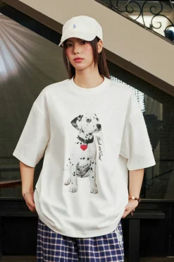 Dalmation Print Relaxed T-Shirt