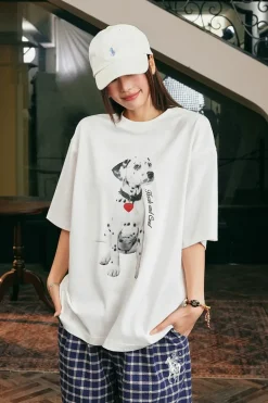 Dalmation Print Relaxed T-Shirt