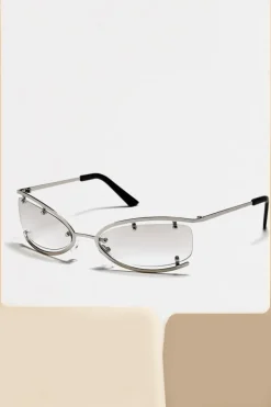 Deconstructed Frame Sunglasses