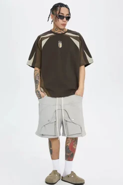 Deconstructed Print Heavy Tee