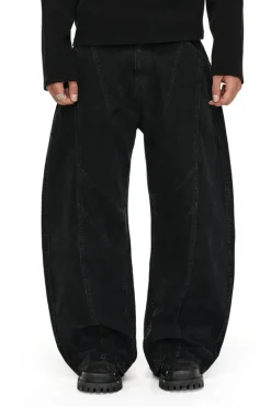 Deconstructed Washed Canvas Work Pants