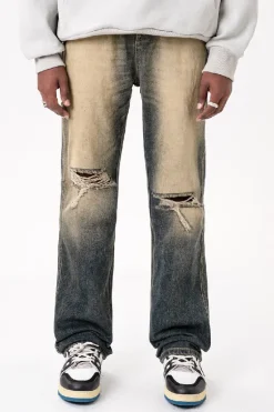 Destroyed Washed Jeans