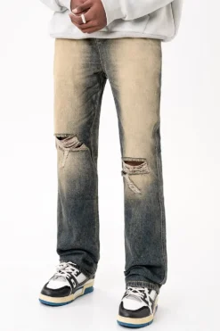 Destroyed Washed Jeans
