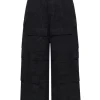 Detachable Double Waist Multi Pocket Cargo Pants