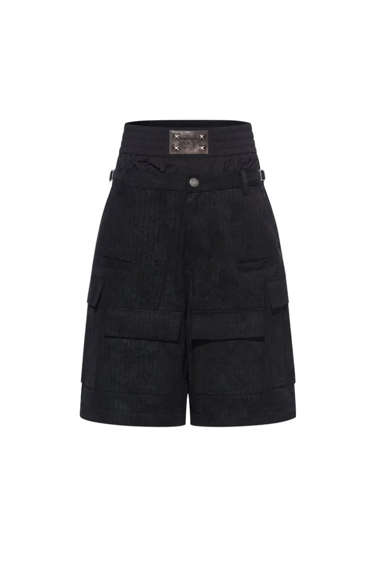 Detachable Double Waist Multi Pocket Cargo Pants