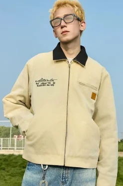 Detroit Retro Embroidered Jacket